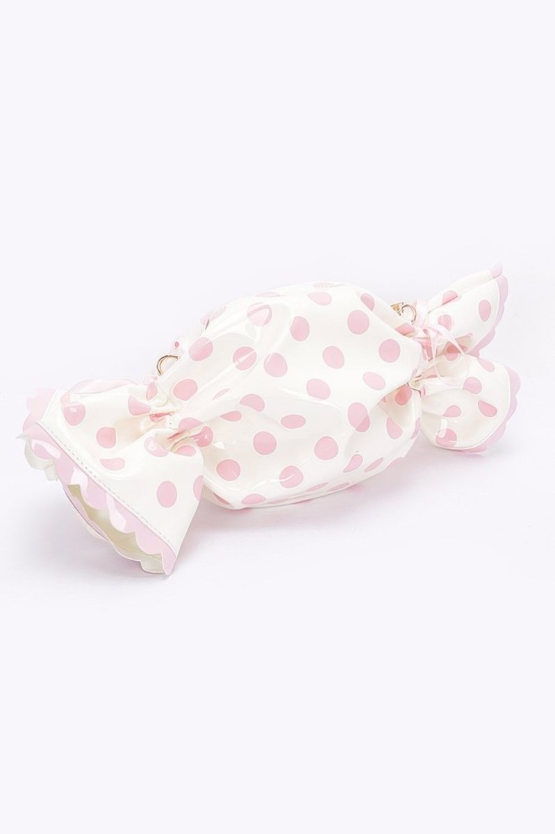 Bag polka dot structured novelty for events and outings - AMVIM