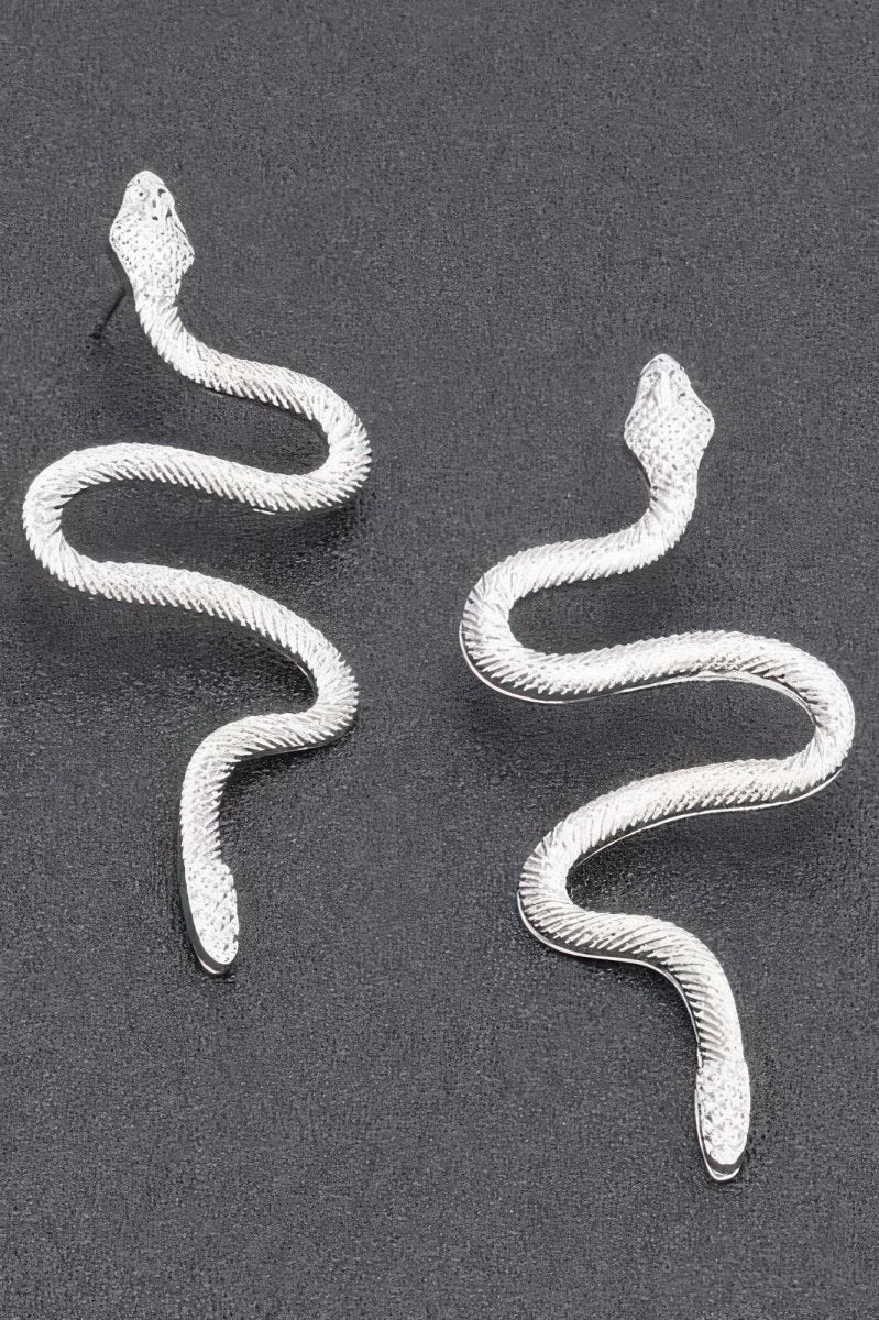 Earring snake statement lightweight bold sculptural design - AMVIM