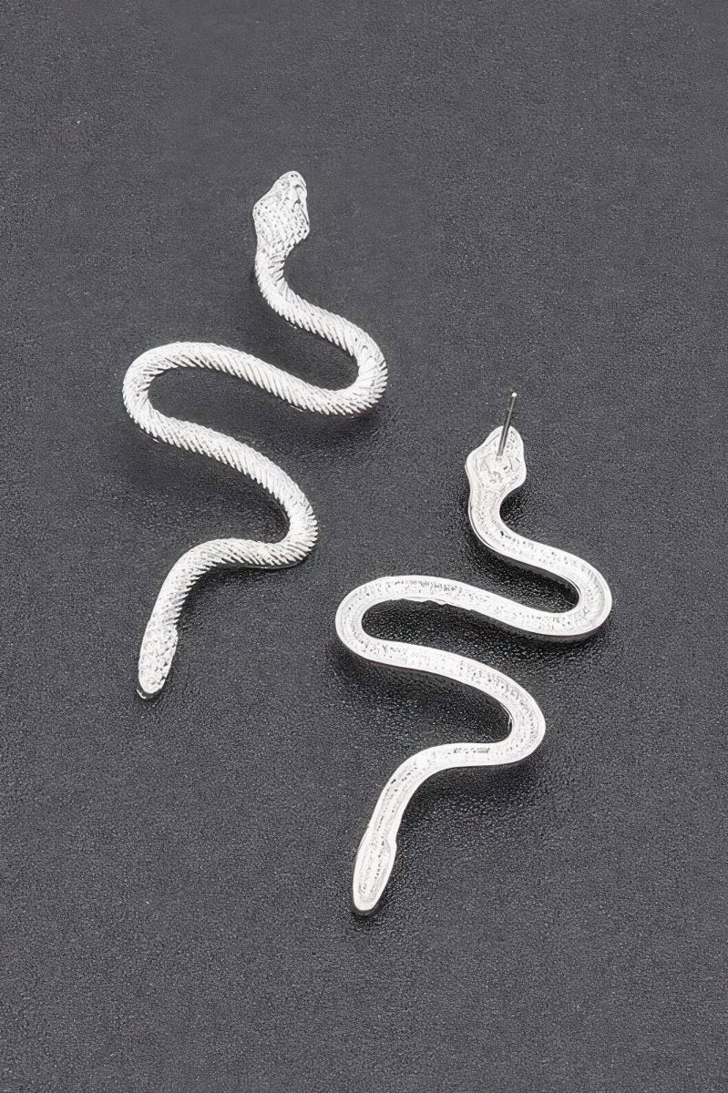 Earring snake statement lightweight bold sculptural design - AMVIM