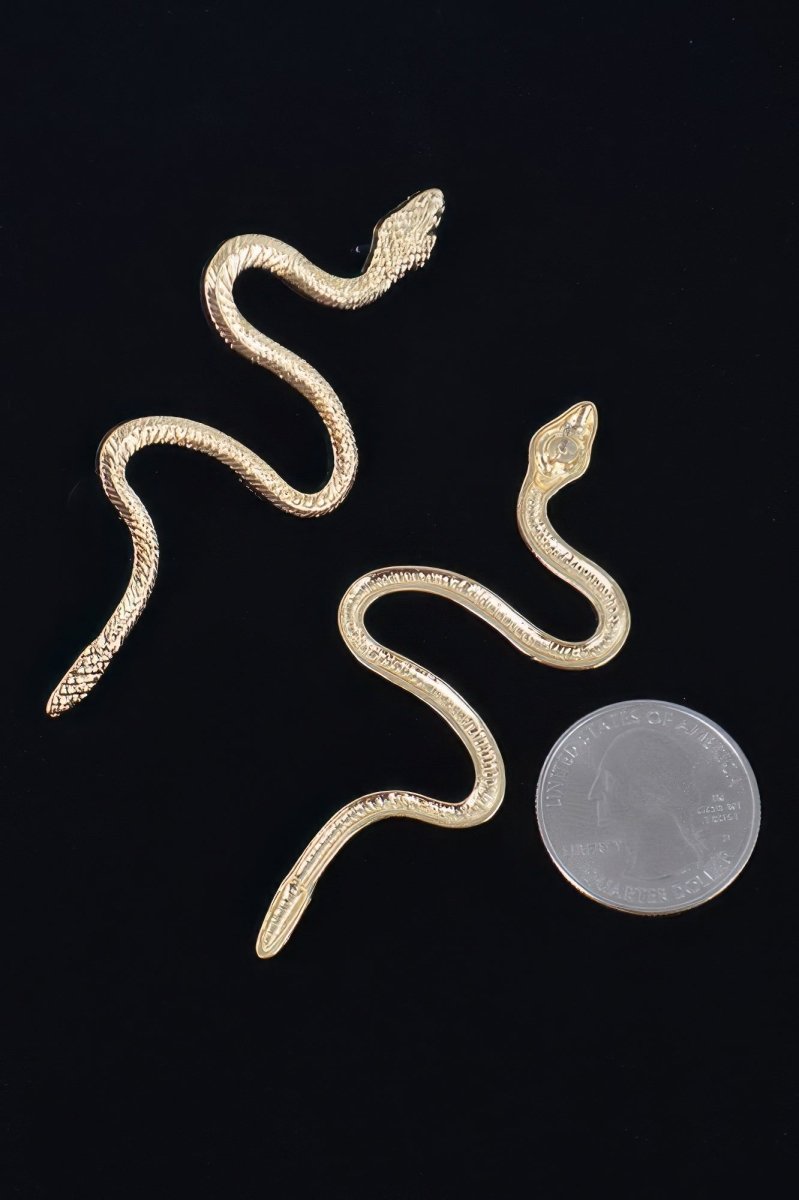 Earring snake statement lightweight bold sculptural design - AMVIM