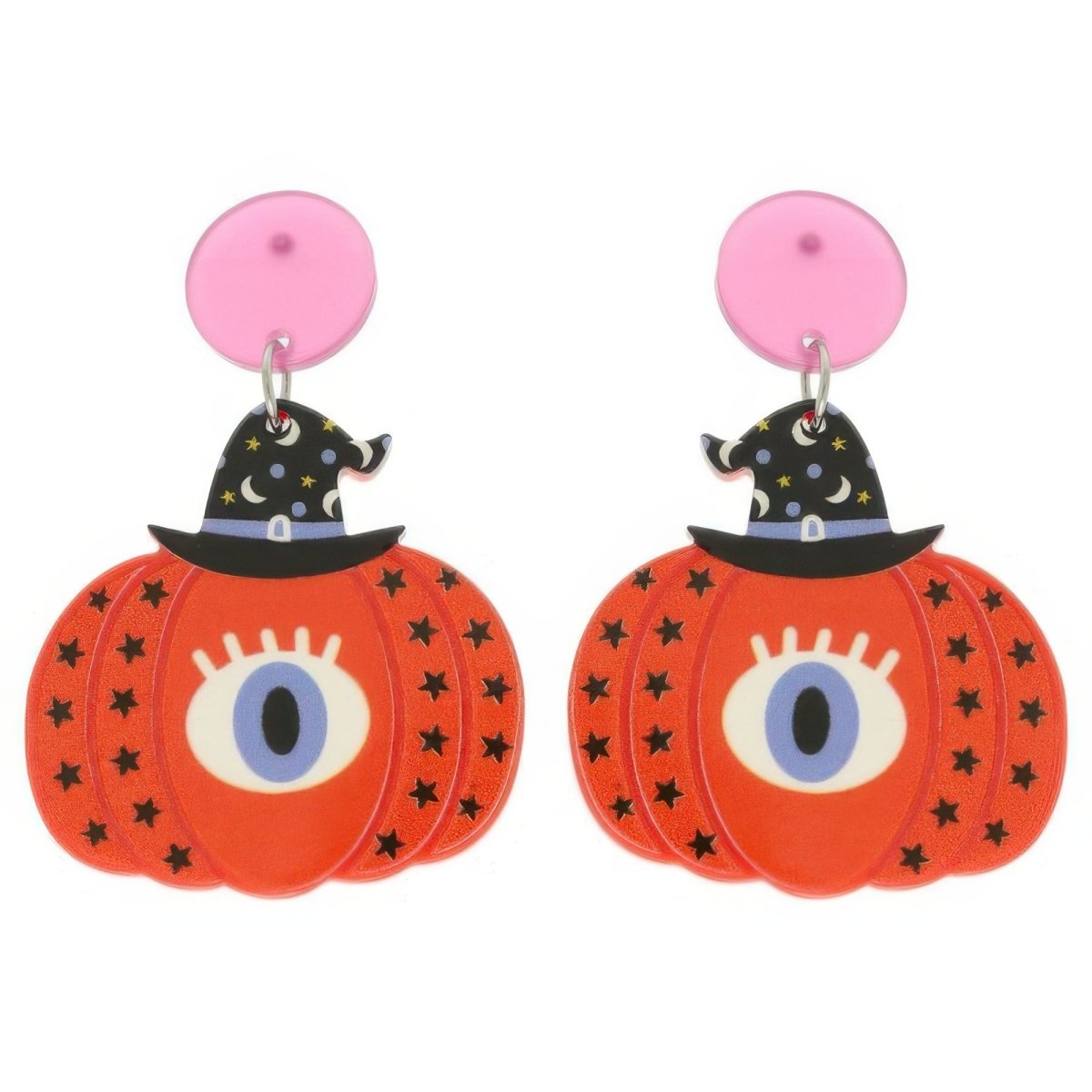 Halloween Bewitched Pumpkin Earrings - AMVIM