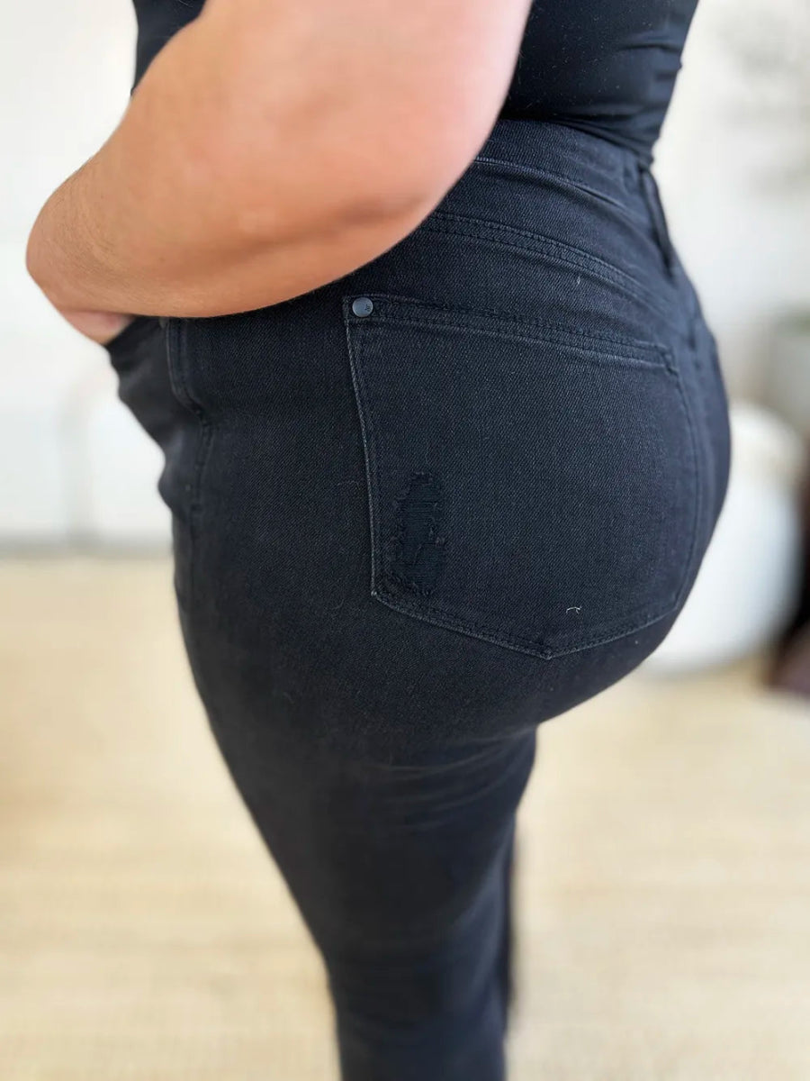 High Waist Distressed Flare Jeans for Women – Trendy Fit - AMVIM