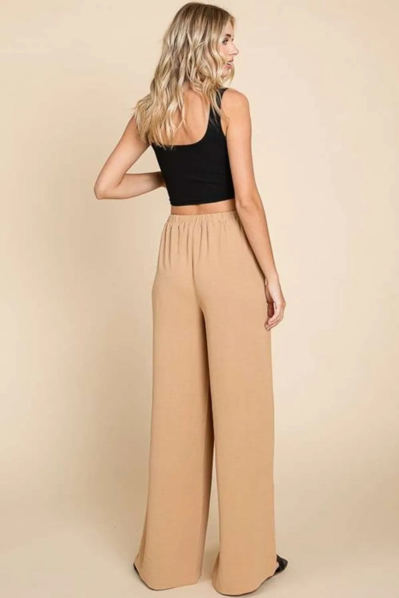 High Waist Wide Leg Cargo Pants for Women – Utility Fit - AMVIM
