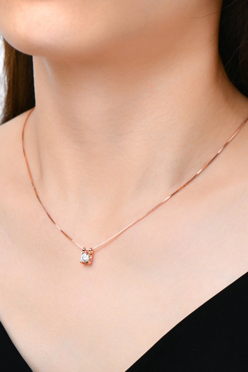 Moissanite 925 Sterling Silver Necklace - AMVIM