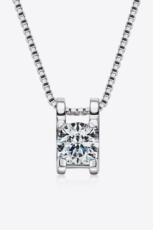 Moissanite 925 Sterling Silver Necklace - AMVIM
