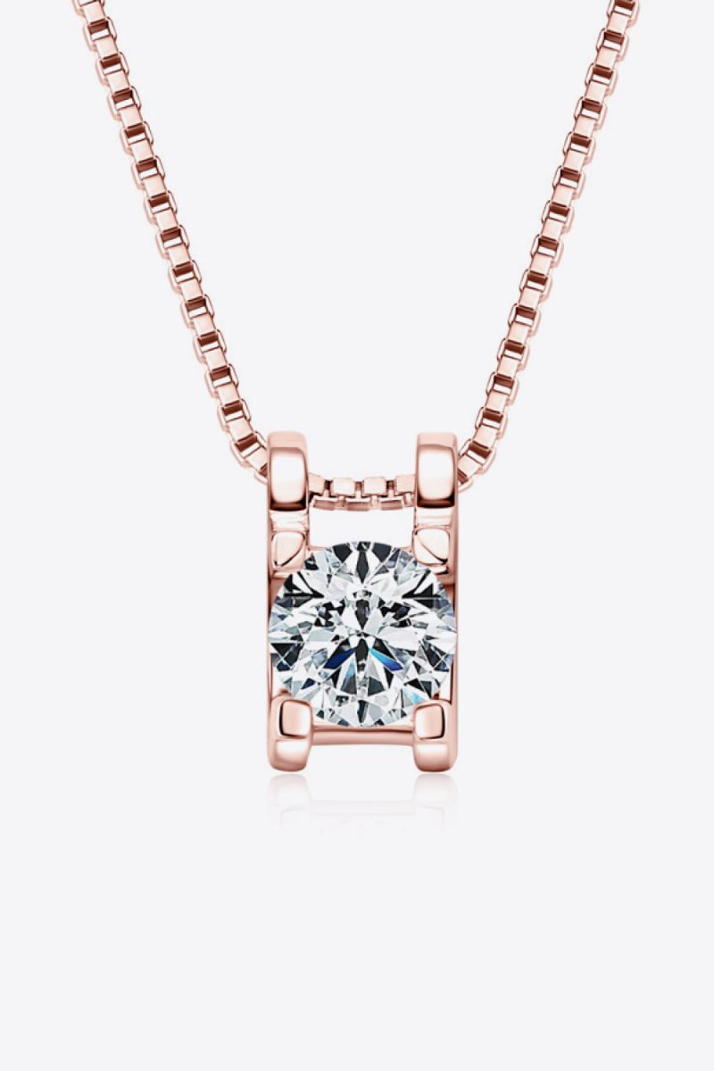 Moissanite 925 Sterling Silver Necklace - AMVIM