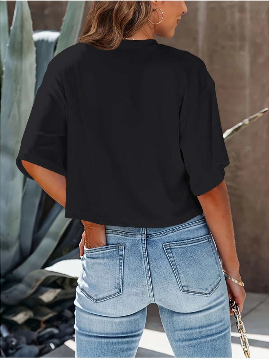 Round Neck Half Sleeve T - Shirt - AMVIM