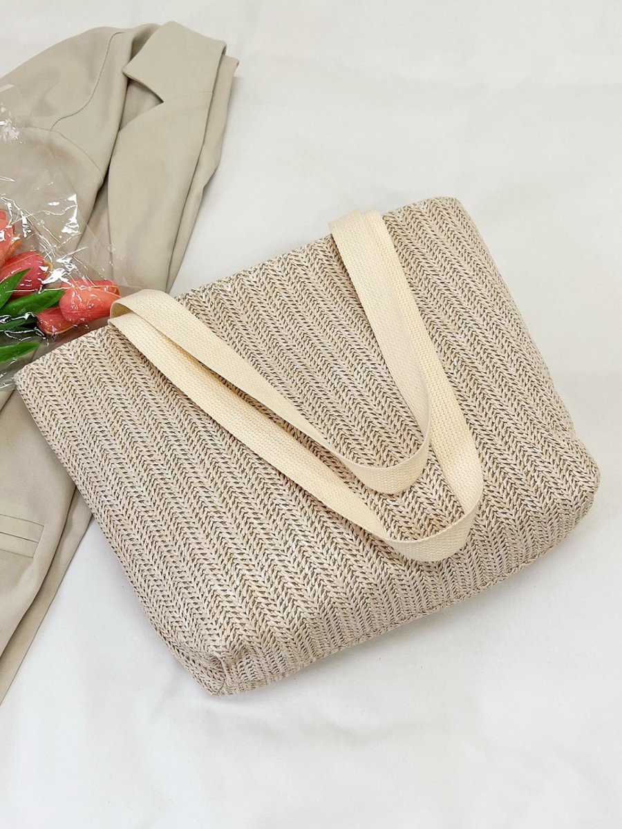 Straw Woven Tote Bag - AMVIM