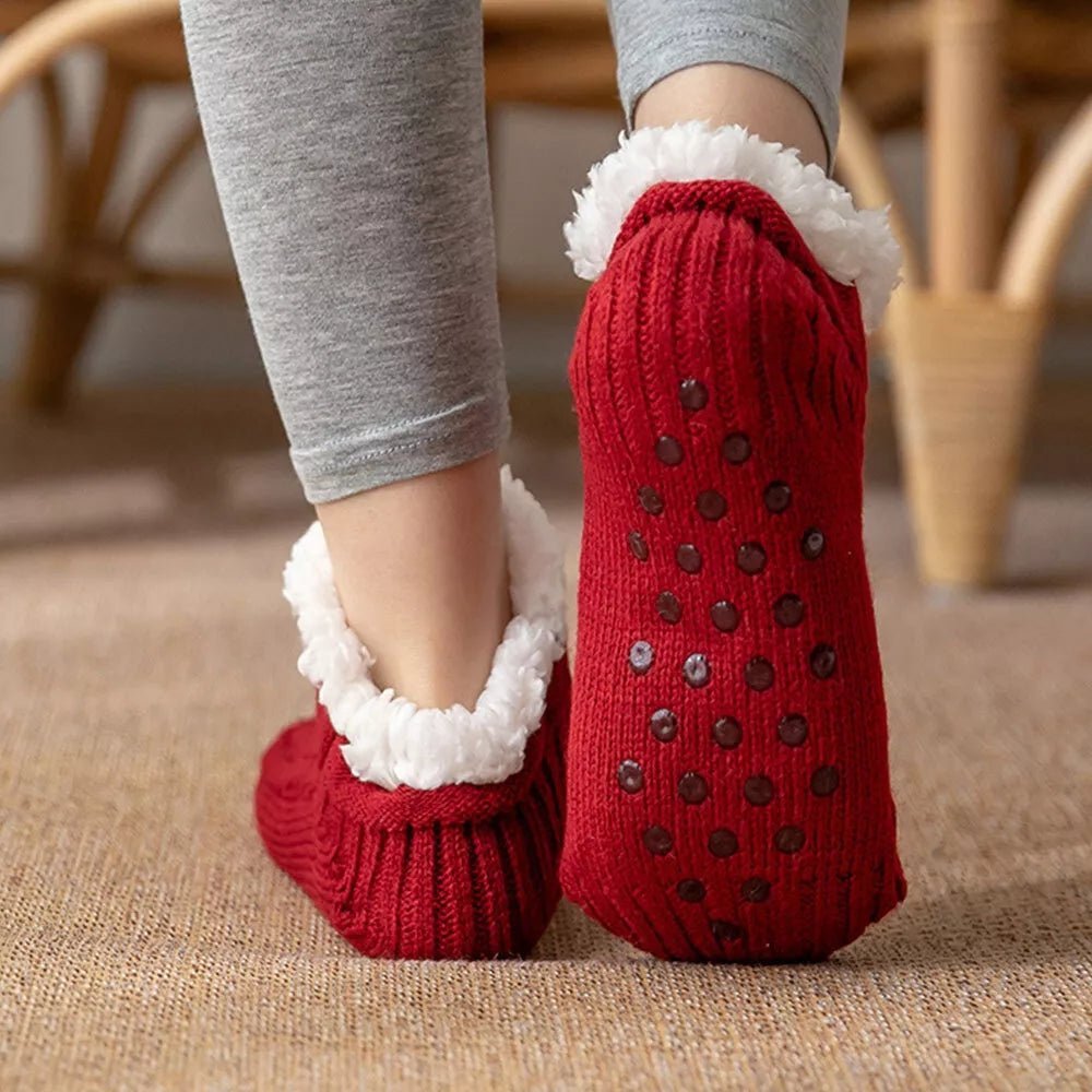 Thermal non - slip socks for home comfort and winter use - AMVIM