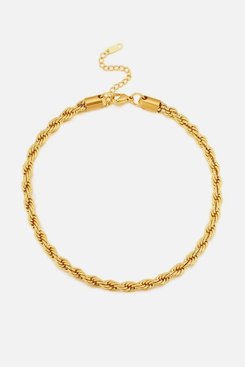 Twisted Chain Choker Necklace - AMVIM
