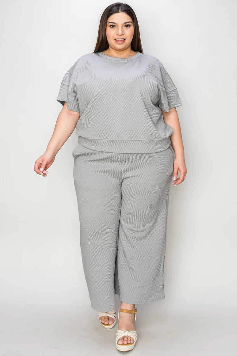 Women's Two - Piece Drawstring Lounge Set Outfit - AMVIM