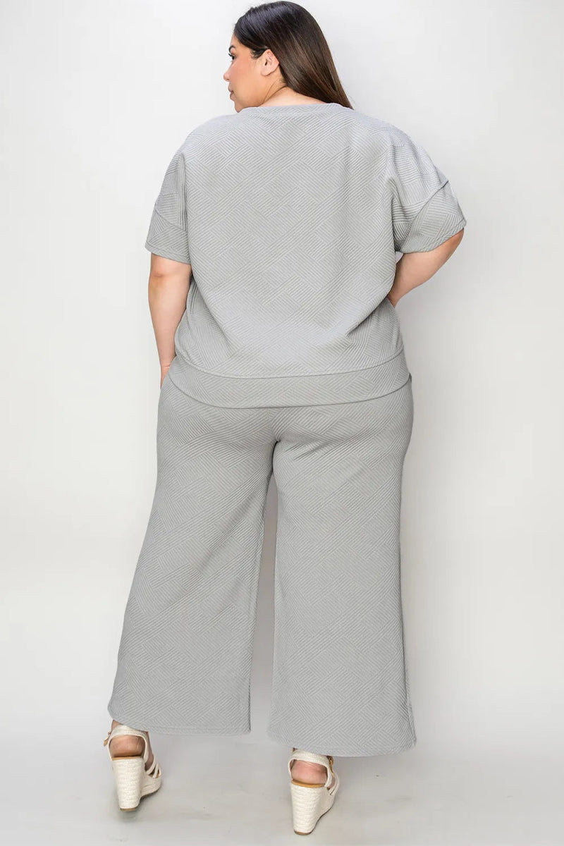 Women's Two - Piece Drawstring Lounge Set Outfit - AMVIM