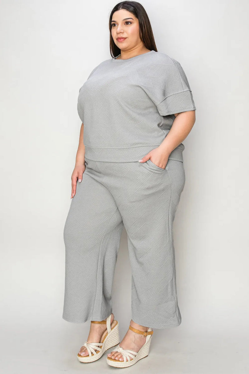 Women's Two - Piece Drawstring Lounge Set Outfit - AMVIM