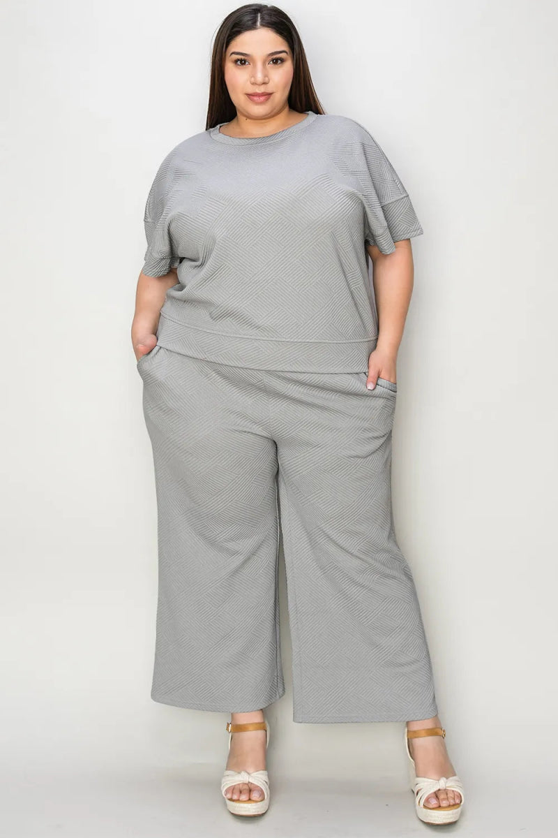 Women's Two - Piece Drawstring Lounge Set Outfit - AMVIM