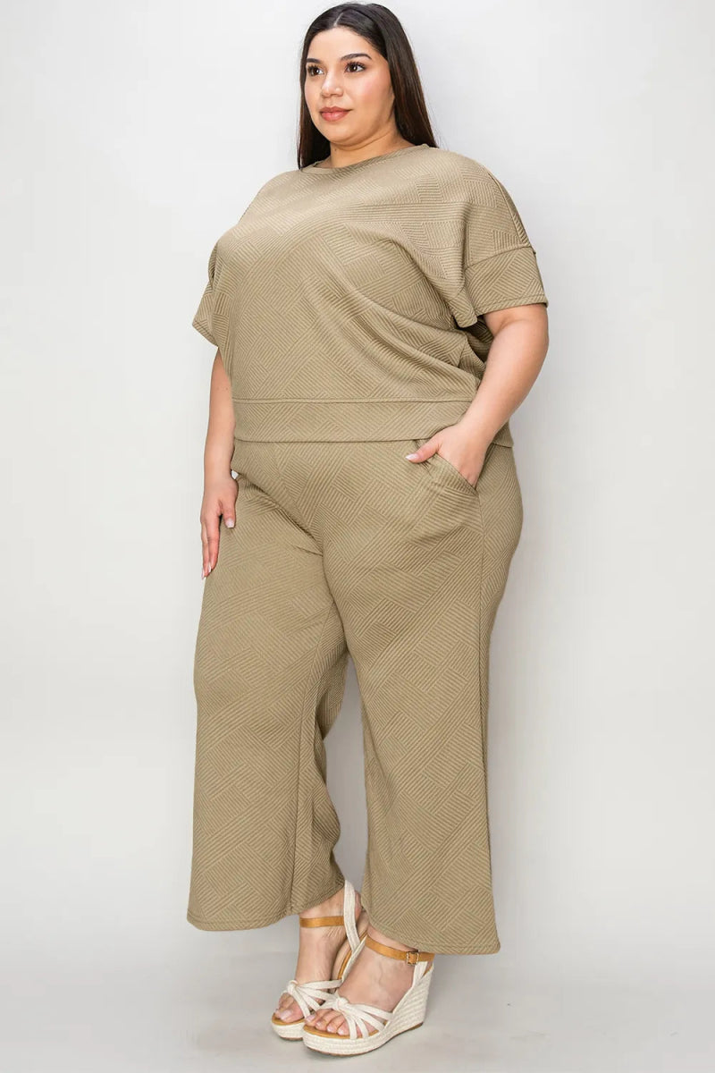 Women's Two - Piece Drawstring Lounge Set Outfit - AMVIM