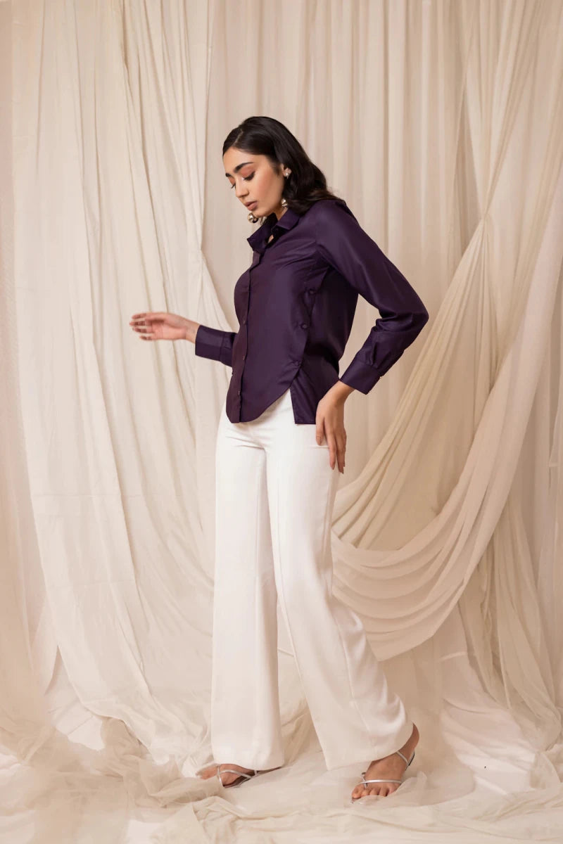 Elevate Your Office Style with Comfortable Wide Leg Pants - AMVIM