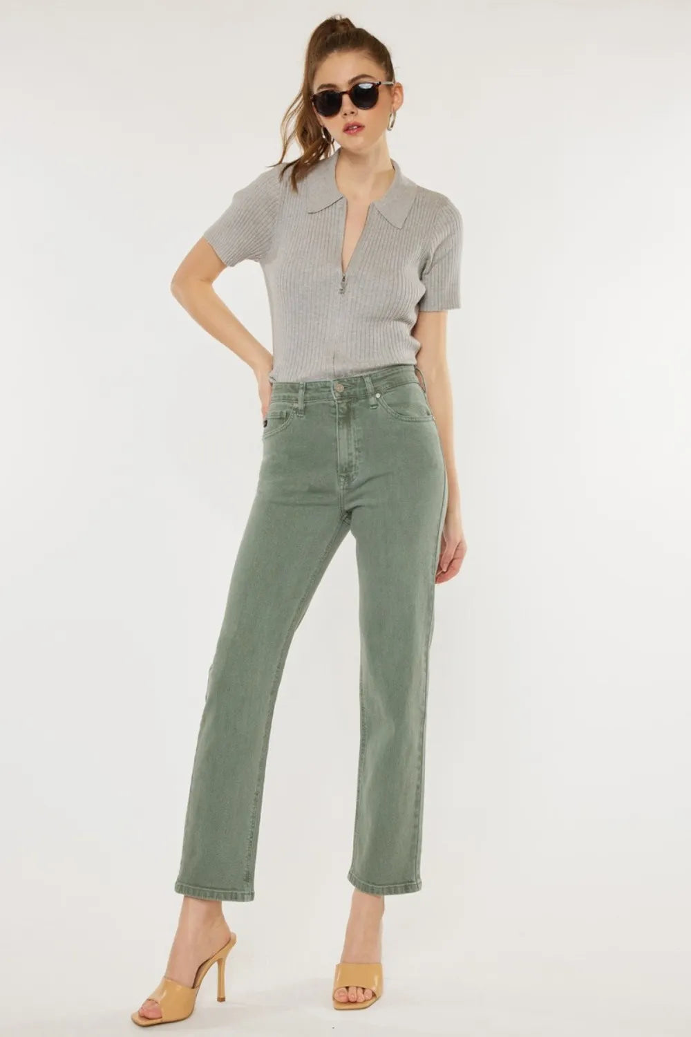 Kancan Ultra High Rise Straight Leg Jeans - AMVIM | SKU: 100100795671019,100100795672784,100100795673704,100100795674541,100100795675651,100100795676347,100100795677779,100100795678705