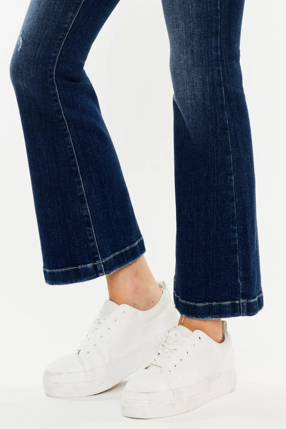 Kancan Mid Rise Button Fly Flare Jeans - AMVIM | SKU: 100100288851663,100100288852414,100100288853497,100100288854306,100100288855810,100100288856278,100100288857873,100100288858220