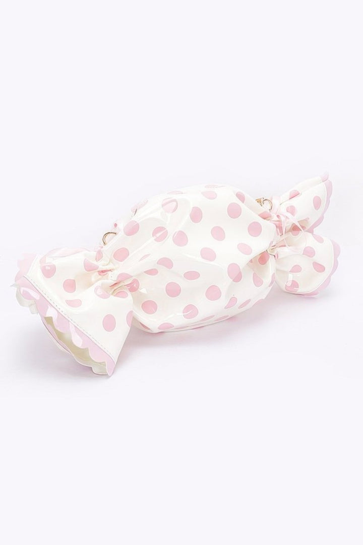 Bag polka dot structured novelty for events and outings - AMVIM