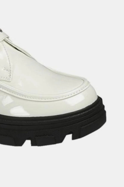 Buckled platform lug sole loafers for women - AMVIM