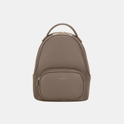 David Jones PU Leather Handle Backpack - AMVIM