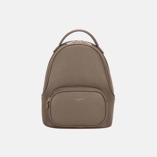 David Jones PU Leather Handle Backpack - AMVIM