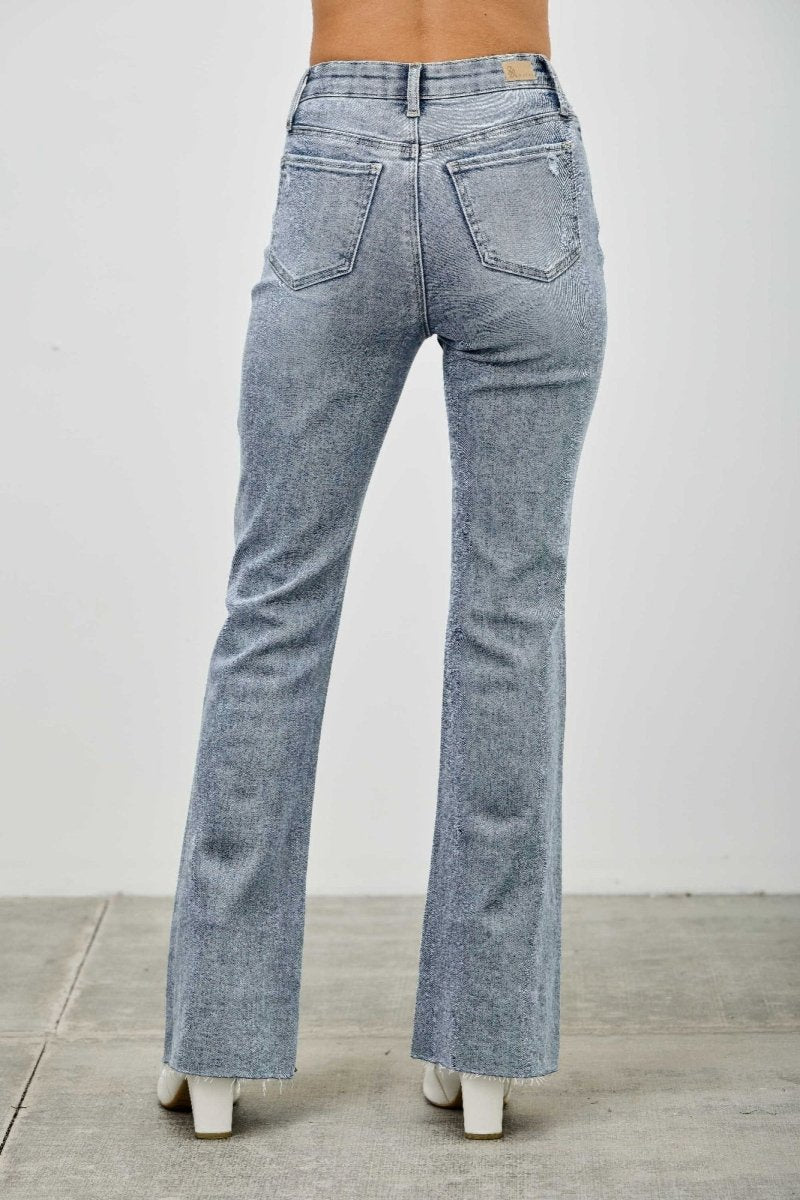 Denim Jeans – High Waist Kick Flare Fit - Saige Denim Women&
