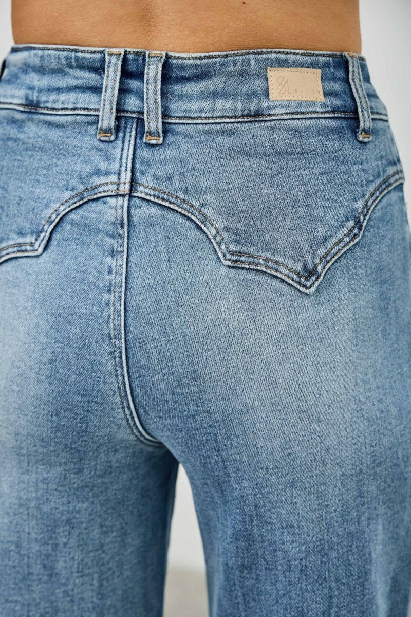 Denim Jeans – Wide - Leg High Waist - Saige Denim Women&