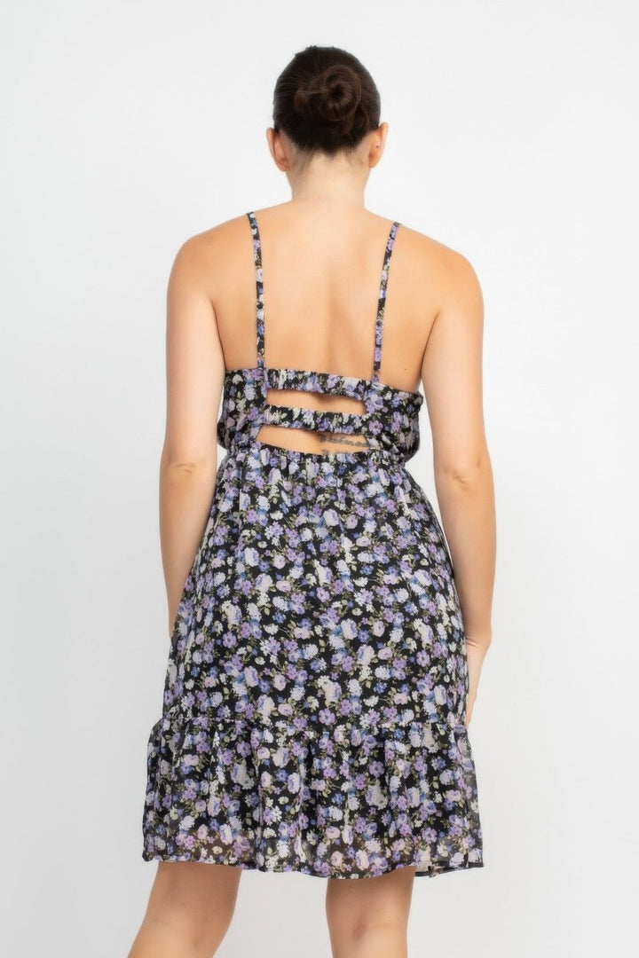 Dress Floral Mini Polyester for Brunch &amp; Date Nights - AMVIM