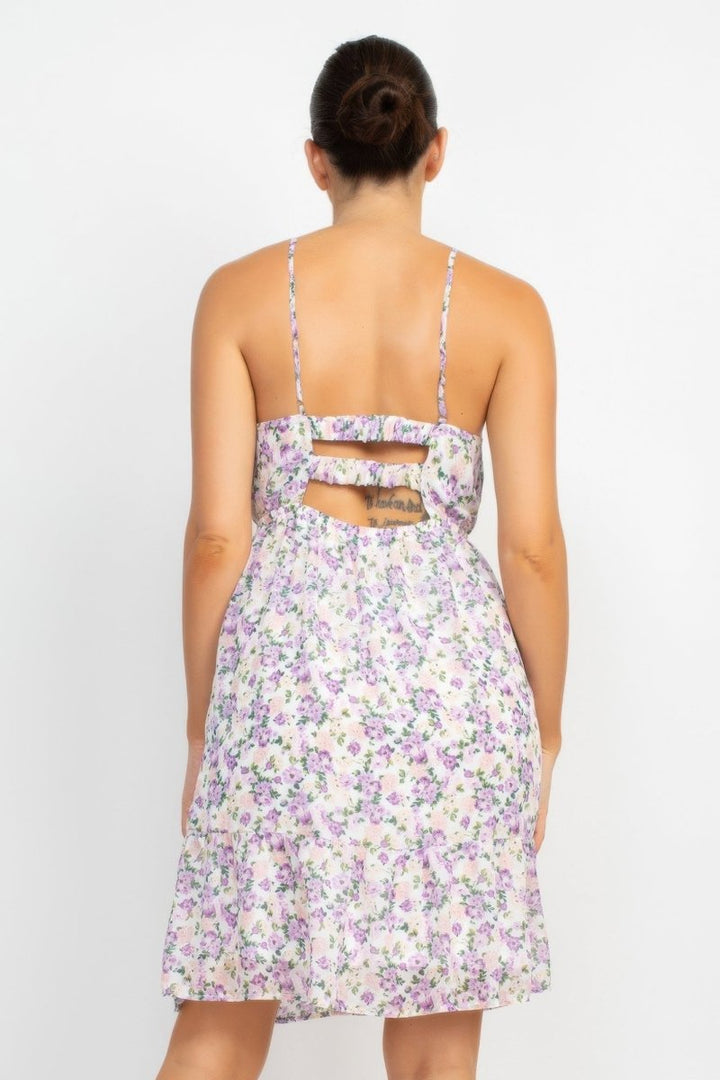 Dress Floral Mini Polyester for Brunch &amp; Date Nights - AMVIM