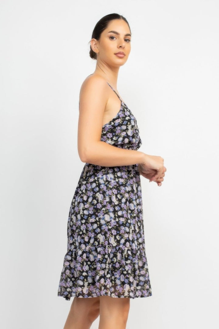 Dress Floral Mini Polyester for Brunch &amp; Date Nights - AMVIM