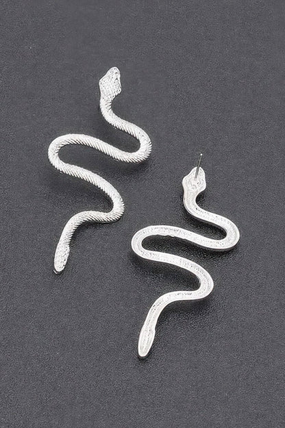 Earring snake statement lightweight bold sculptural design - AMVIM