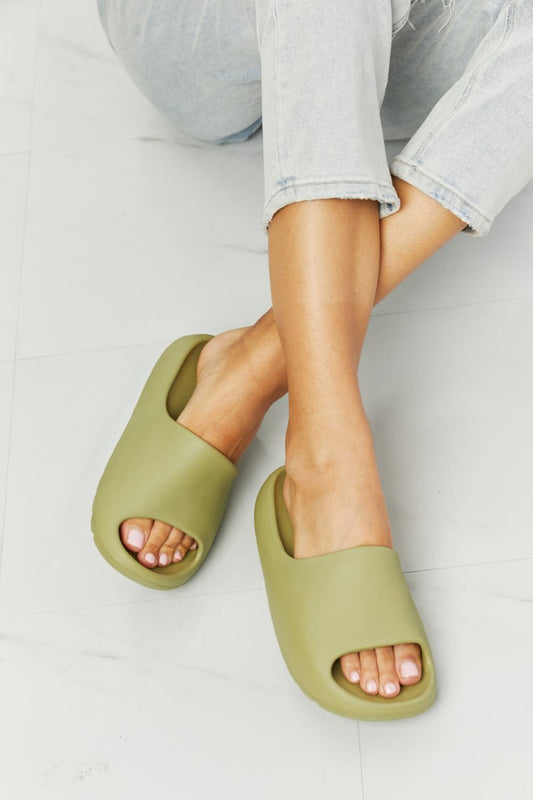 EVA Foam Slide Sandals Casual Open Toe Flats - AMVIM