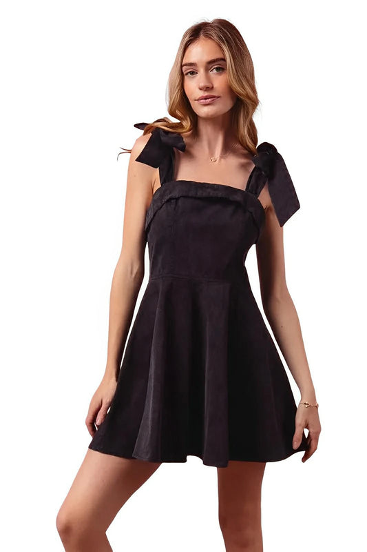 Fit and Flare Washed Gameday Dress for Women - AMVIM