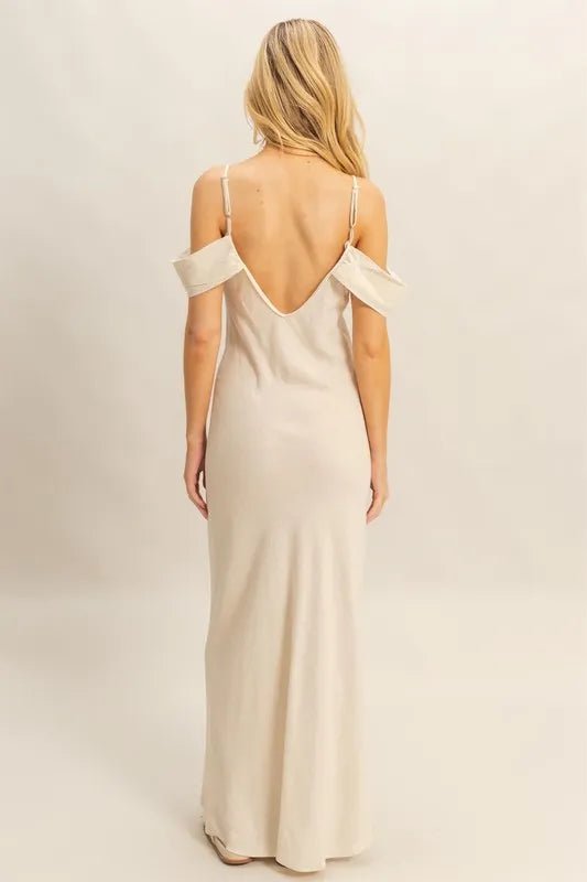 Flattering Fit Cami Maxi Dress for Elegant Summer Looks - AMVIM