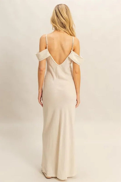 Flattering Fit Cami Maxi Dress for Elegant Summer Looks - AMVIM