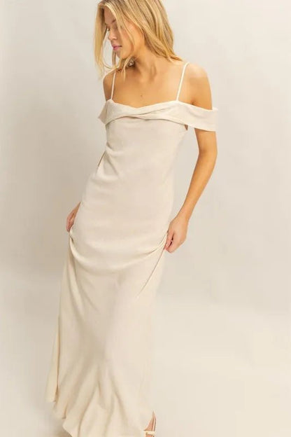 Flattering Fit Cami Maxi Dress for Elegant Summer Looks - AMVIM