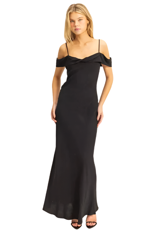 Flattering Fit Cami Maxi Dress for Elegant Summer Outings - AMVIM