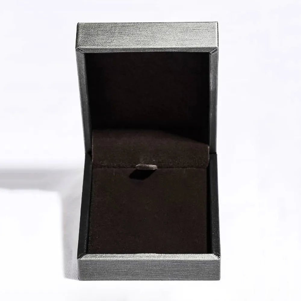 Gold - Plated Moissanite Pendant Necklace, 2 Carat - AMVIM