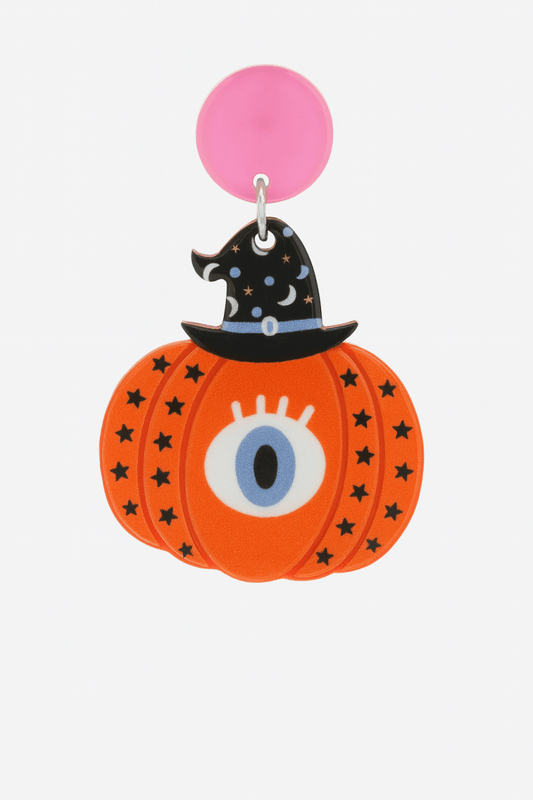 Halloween Bewitched Pumpkin Earrings - AMVIM
