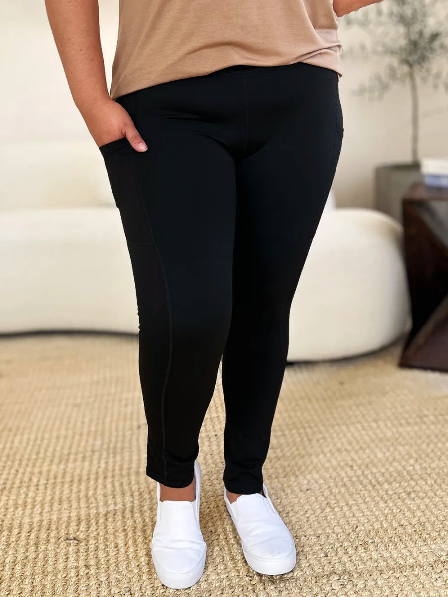 High - Waist Stretch Active Leggings for Daily Comfort - AMVIM