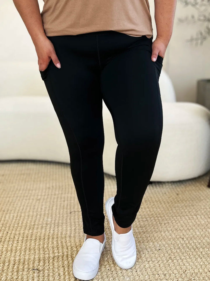High - Waist Stretch Active Leggings for Daily Comfort - AMVIM