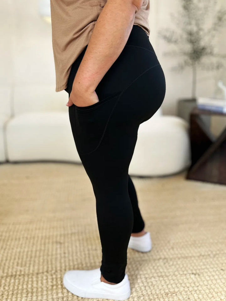 High - Waist Stretch Active Leggings for Daily Comfort - AMVIM