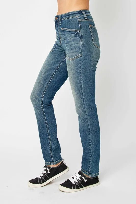 Judy Blue Full Size High Waist Skinny Jeans - AMVIM