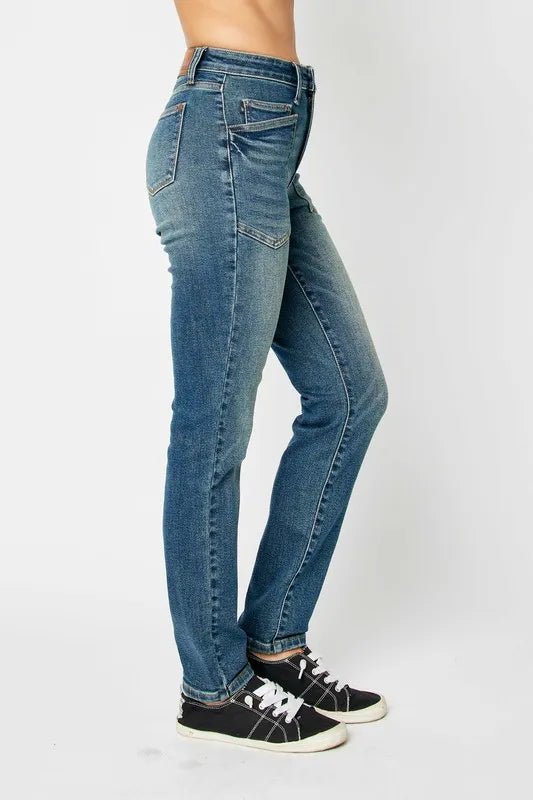 Judy Blue Full Size High Waist Skinny Jeans - AMVIM