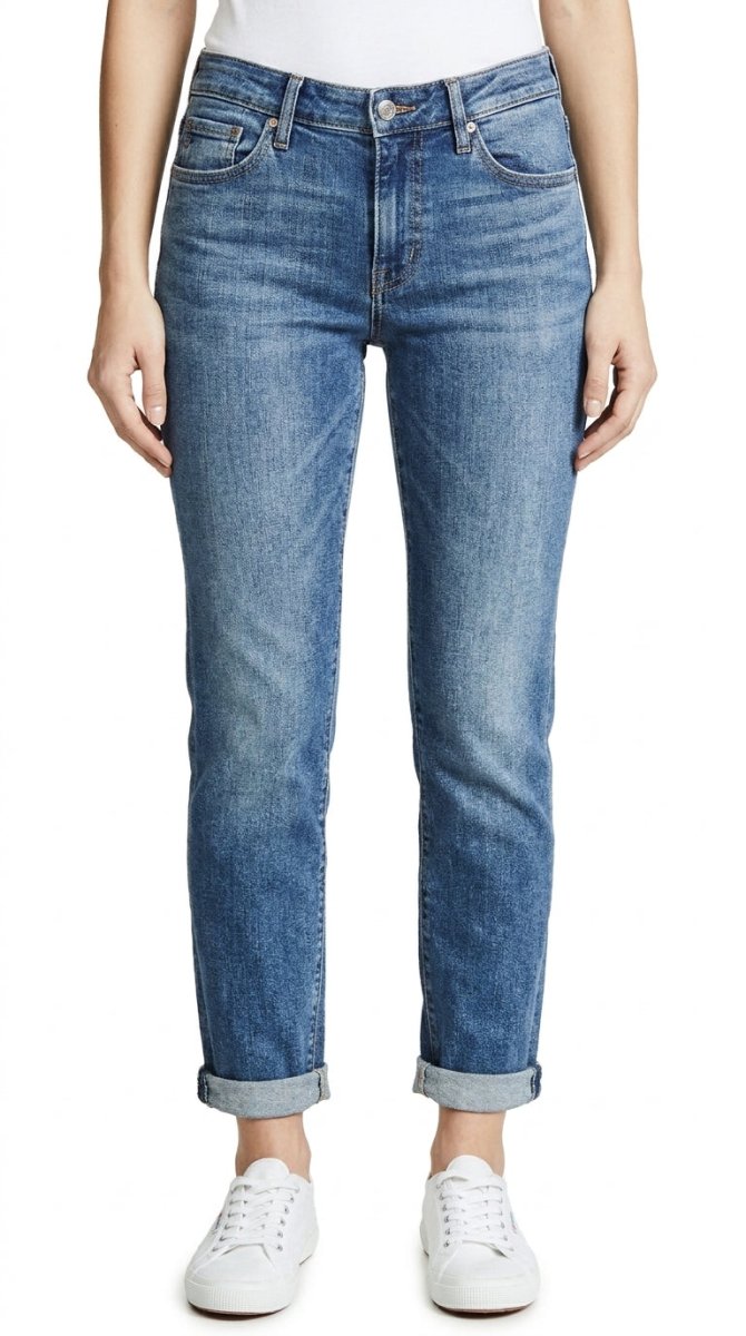 Judy Blue Full Size Mid Rise Skinny Cuff Jeans with Pockets Plus Size - AMVIM