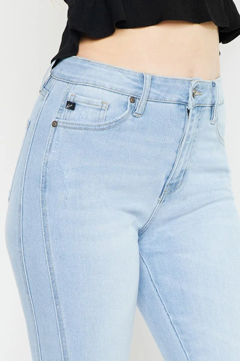 Kancan High Rise Curvy Flare Jeans - AMVIM