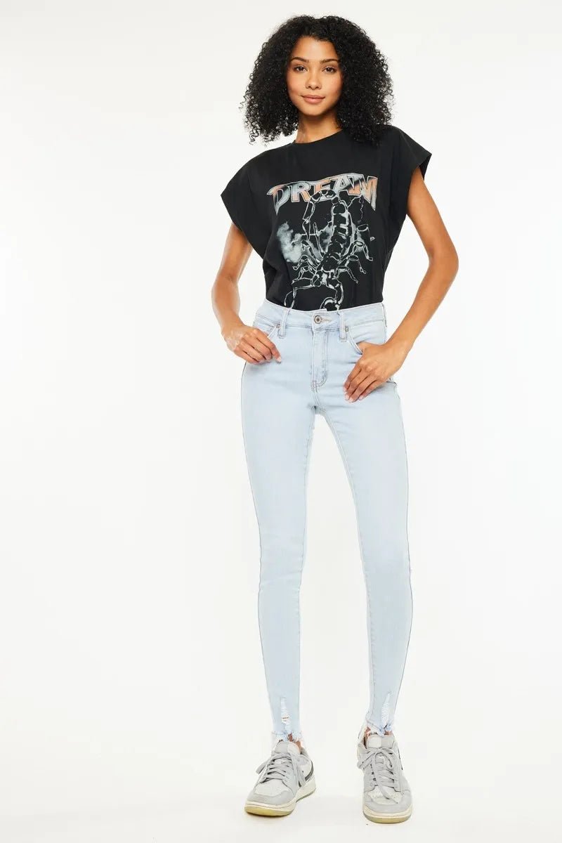 Kancan High Rise Super Skinny Jeans - AMVIM