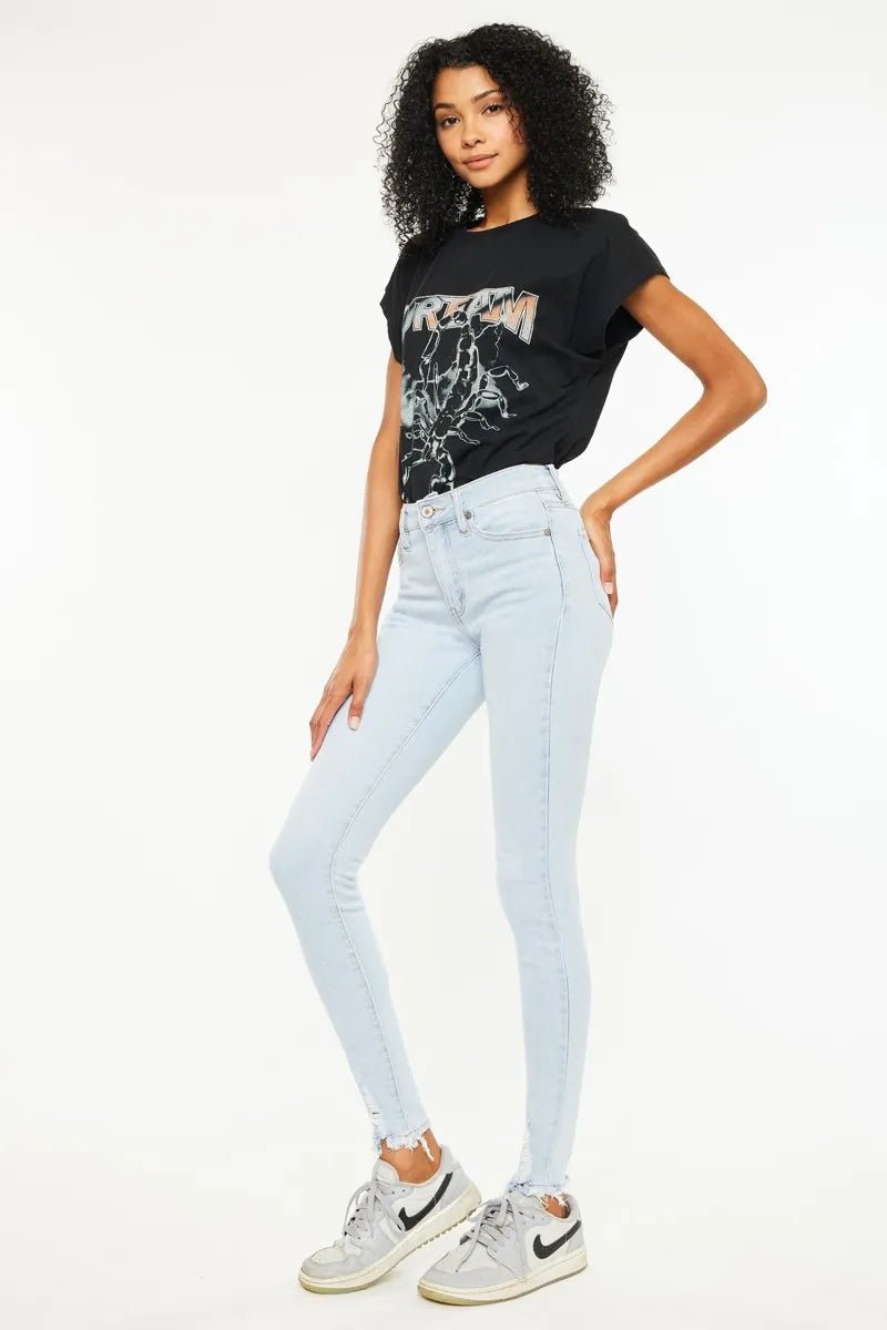 Kancan High Rise Super Skinny Jeans - AMVIM