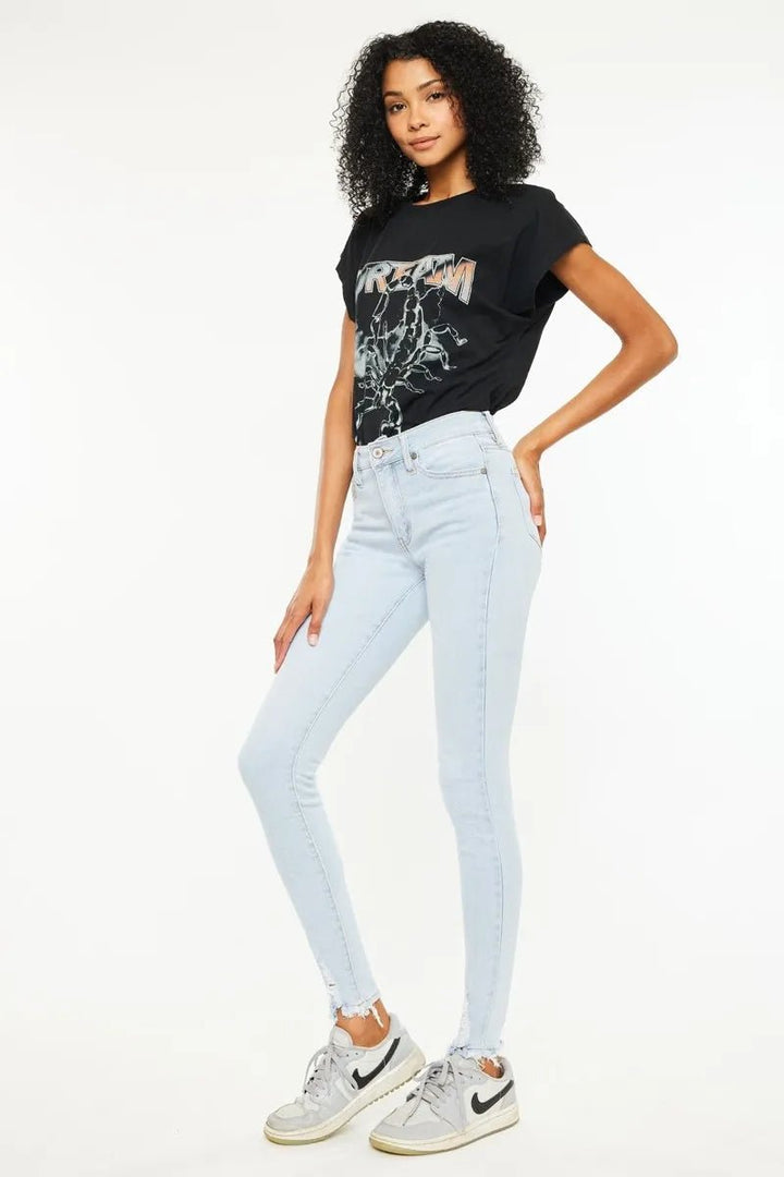 Kancan High Rise Super Skinny Jeans - AMVIM
